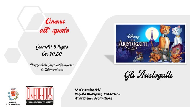 Calamandrana | Cinema all'aperto - proiezione "Gli Aristogatti"