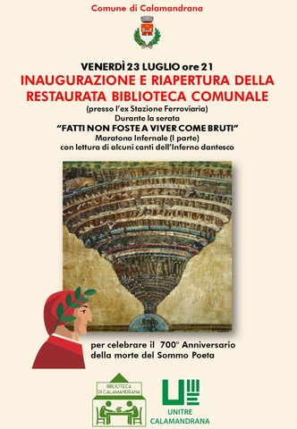 INAUGURAZIONE BIBLIOTECA DI CALAMANDRANA